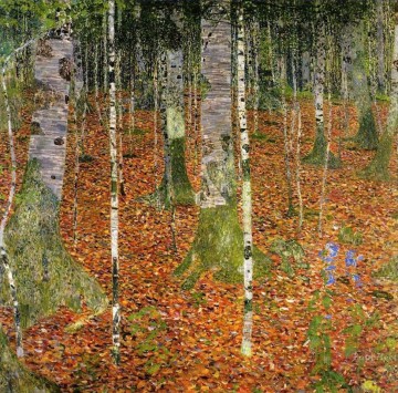 Cortijo con abedules Gustav Klimt Pinturas al óleo